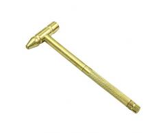 Coomir Mini-Schraubendreher Mode Hammer 6 in 1 Taschen-Metall-Bit-Multifunktionswerkzeug DIY Uhren-Reparatur-Set für Schmuck Nusshammer