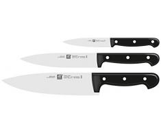 Zwilling Twin Chef 34930-006-0 Messerset, 3 teilig, schwarz, Koch- Fleisch und Spickmesser