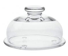 Altom Käseglocke Glashaube Käsebehalter mit Glasdeckel Kuchenbehalter Ø 22 cm