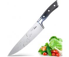SKY LIGHT Kochmesser Küchenmesser Messer Profi Universalmesser Chefmesser 20 cm Allzweckmesser Scharfe Klinge aus Deutschem Edelstahl für Küche Köche