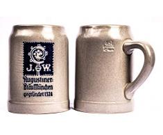 Augustiner Bräu München 2er Set Steinkrug 0,5 Liter