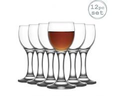 Lav Misket - Likörgläser mit Stiel - 55 ml - 12 Stück