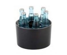 APS 00619 Kronkorkenschale SIEGER DESIGN Ø 6,5cm, H: 3cm, schwarz Kunststoff SAN für Konferenzkühler