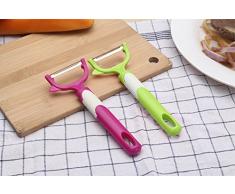 outgeek 2PCS Küchenschäler Gemüse Peeler Fruit Peeler Portable Nicht Beleg Küche Peeler Tool