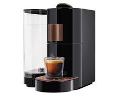 K-fee Twins II Kaffeekapselmaschine, (1455 Watt, 2,3 Liter Wassertank, Farbe Schwarz-Kupfer)