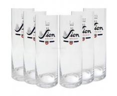 Sion Kölsch Bier Glas Gläser Set - 6X Gläser 0,4l geeicht Altbierglas Pils Stangenglas Kölschglas Stange