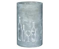 Räder Vino Beton Weinkühler Flasche + Glas