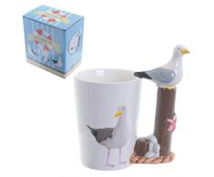 Tasse mit Seemöwen-Griff