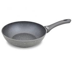 Menax Focus - Wokpfanne - Geschmiedete Aluminiumpfannen - 5-Schicht-Antihaftbeschichtung - Ø 24 cm