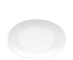 Rosenthal 11280-800001-12734 TAC Gropius - Platte/Servierteller - Porzellan - weiß - Ø 34 cm