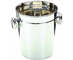 IBILI Sektkühler 20 cm aus Edelstahl, Silber, 20 x 20 x 10 cm