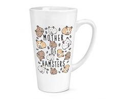 Große Latte-Tasse mit Hamster-Motiv, ca. 500 ml