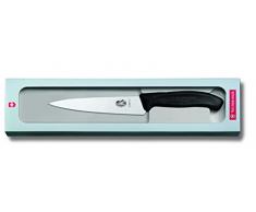 Victorinox Swiss Classic Officemesser, 15 cm Klinge, Edelstahl, Spülmaschinengeeignet, Geschenkbox, schwarz