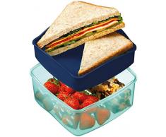 Maped PICNIK - Lunch-Box, Brot-Dose, Frühstücks-Dose ORIGINS KIDS - blau