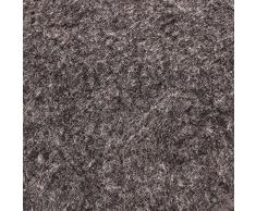 10er Set Glasuntersetzer rund aus Filz in dunkelgrau (+ weitere Farben) Ø 10cm, Filzuntersetzer edel und elegant für Gläser, Bar und Tisch, auch als Getränkeuntersetzer geeignet