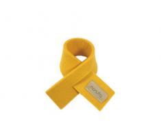 manufra Weinmanschette Schal Weinkragen 100% Schurwollfilz Filz gelb