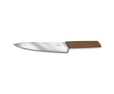 Victorinox Swiss Modern Tranchiermesser mit Holzgriff, 22 cm gerade Klinge, Rostfrei, Edelstahl