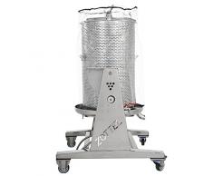 Hydropresse 80 Liter, komplett aus Edelstahl, schwenkbar, Wasserdruckpresse