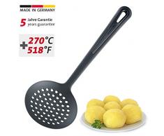 Westmark Schaumlöffel, Hitzebeständig bis 270 °C, PPA, Länge: 32,2 cm, Gentle Plus, Schwarz, 28502275