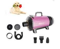 Hundefön Tragbares Haustier-Wassergebläse Geräuscharm Hochleistungs-Teddy Golden Retriever Großer Hund Katze Dusche Spezialtrockner Mit Anionengenerator Dual-Use-Integration,Pink