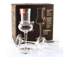 Set 6 Weingläser Reserve Schnapsgläser transparent 8 cl Bormioli Schnapsgläser