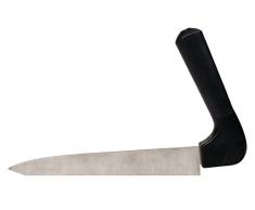 Eurosell - Ergonomisches Edelstahl Profi Fleischer Fleisch Messer - perfekt für Metzger Metzgerei Koch Hobbyköche Senioren handicaped people