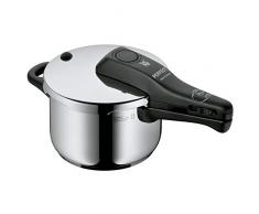 WMF Perfect Schnellkochtopf 2,5l, Schnelltopf 18 cm, Cromargan Edelstahl poliert, Induktion, 2 Kochstufen, Einhand-Kochstufenregler
