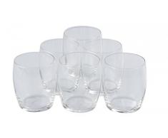 6 tlg. Wasserglas Set Wassergläser ca. 300ml Universalglas Universalgläser-Set Trinkglas Cocktailglas Gläser Saftglas Saftgläser Becher