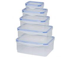 TronicXL 10 TLG Set Frischhaltedose Aufbewahrung Vorrats Dose Klicksystem Küche Dosen spülmaschinenfest Frischhaltedosen BPA FREI