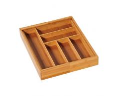 Kesper Variabler, FSC-Bambus Besteckkasten, braun, 35 x 43 x 6.5 cm