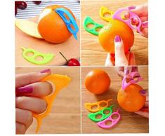 Bongles Küche Kunststoff Orange Schäler Zitrone Grapefruit Frucht-schneidmaschine Opener Schnell Stripping Gadget