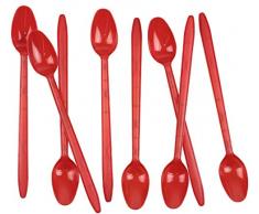 20,3 cm lang Soda/Limolöffel rot