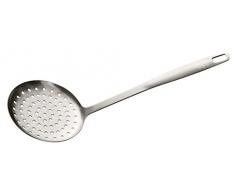 Stanley Rogers Abseihlöffel 30,5 cm, Schaumlöffel mit formschönen Design aus hochwertigem Edelstahl, Schöpflöffel mit Premium Oberflächenveredlung in satinierter Optik (Farbe: Silber), Menge: 1 Stück