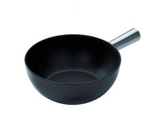 KUHN RIKON 32007 Fondue Käsefondue Caquelon Aluminium Schwarz,Induktion 23cm