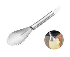 JUSTDOLIFE Obstschäler Kreativer Edelstahl-Küchenschäler mit Mehrzweckfunktion