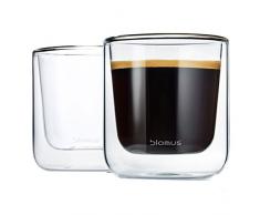 Blomus 63653 Set 2 Thermo-Kaffee-Gläser Nero
