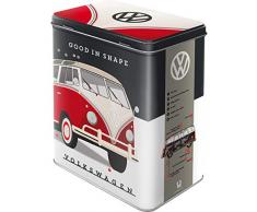 Nostalgic-Art 30148 VW Aufbewahrungs-Box | Kaffee Blech-Dose | Metall Vorratsdose L, Volkswagen-Good in Shape, 10 x 14 x 20 cm