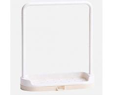Kitchen Finishing Lagerregal, Spültuchhalterung, Japanisches Handtuch Tuch Regal, Sponge Drain Rack (Farbe : Beige)