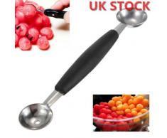 Generic yanhonguk150730–39 1yh1988yh ssert Werkzeug UK Kugelausstecher enne Scoop Doppel 894 Doppel EN Parisienne Schaufel El Melone Edelstahl Abfalleimer Fruit Dessert Werkzeug UK