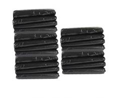 ZGYQGOO Einwegverdickte Müllsäcke Mülleimer Abfallkörbe Auslaufsichere Hochleistungstasche 25set 80cm Schwarz