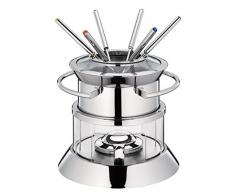 Spring 2628406016 Arosa Fondue-Garnitur, Edelstahl, silber, 14,2 x 32,6 x 55 cm