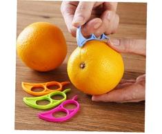 Case Cover Kunststoff-orange Schäler Zitrone Grapefruit Frucht-Schneidmaschine Opener Cutter Küchenhelfer Bei Random 7.4x3.4cm 1PC
