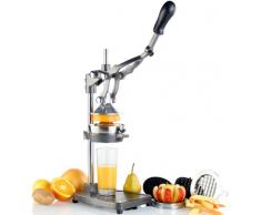 Rosenstein & Söhne Pommesschneider Gastro: Profi Gastro 3in1: Zitruspresse, Apfel-, Gemüse-, Pommes-Schneider, XL (Profi Pommesschneider)