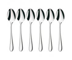 WMF Espressolöffel 6-teilig Merit Cromargan protect Edelstahl extrem kratzbeständig poliert spülmaschinengeeignet