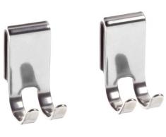 Rösle 19061 Doppelhaken 2-er Pack für Rösle Küchenleisten