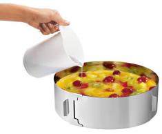 Zenker 7708 Tortenring mit 2 Griffen, patisserie