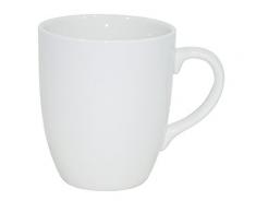 Set aus 12 Stück Tassen 300 ml aus echtem Porzellan, auch zum Bemalen bestens geeignet Porzellantassen Tasse Becher für Tee Kaffee Milch Cappuccino