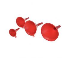 Trichterset 4 teilig Trichtersatz säurebeständig Kunststofftrichter Öl Benzin Trichter