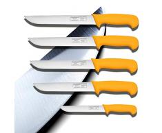 Melody Profi Metzgermesser Set 5er Box Fleischermesser Stechmesser Ausbeinmesser Schlachtermesser #3004