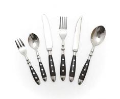 Besteck Bistro 72-teilig (12 x 6) Essbesteck Menübesteck Tafelbesteck Steakmesser